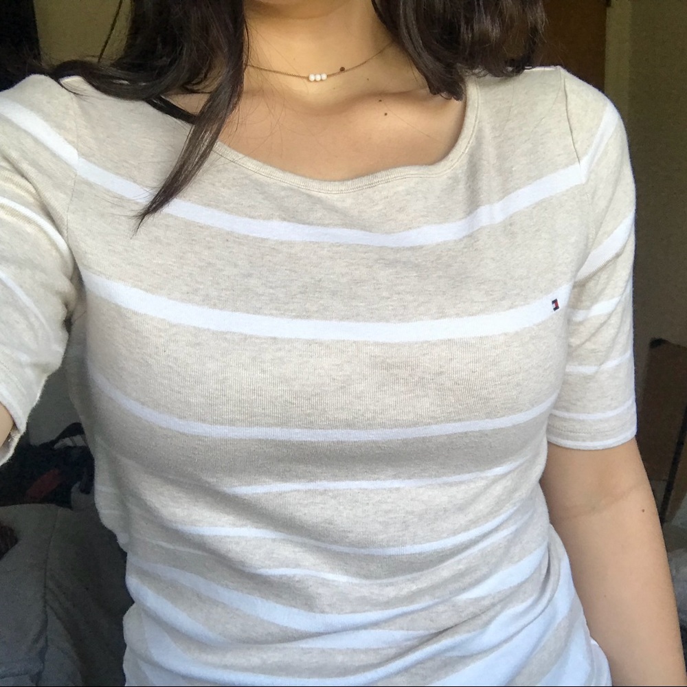 NWOT Tommy Hilfiger 3/4 Sleeve Shirt authentic